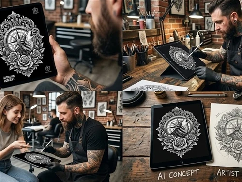AI transformerer tatoveringsdesign for altid: Hvordan kunstig intelligens omformer industrien